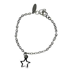 American Girl Doll Necklace Street Chic Star Pendant Silver Metal Chain New